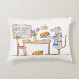 Almofada Decorativa Mr Hiddle Cooks Turkey Season Greetings Card