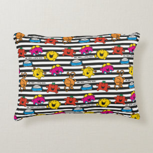 Almofada Decorativa Mr Men & Little Miss Padrão de Listras