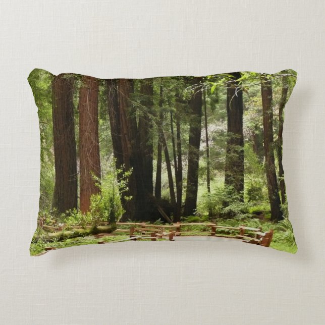 Almofada Decorativa Muir Woods Path I Nature Photoics (Frente)