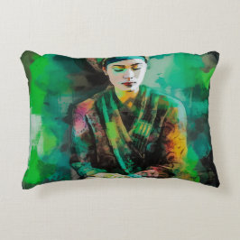 Almofada Decorativa Mulher em Verde