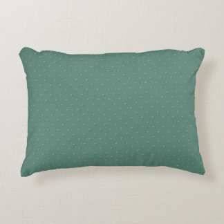 Almofada Decorativa Muted turquoise simple geometric pattern.