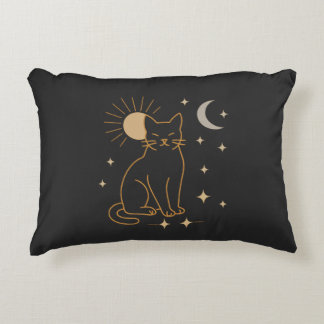 Almofada Decorativa Mystic Cat Tote Bag- Minimalist Celestial Line Ar