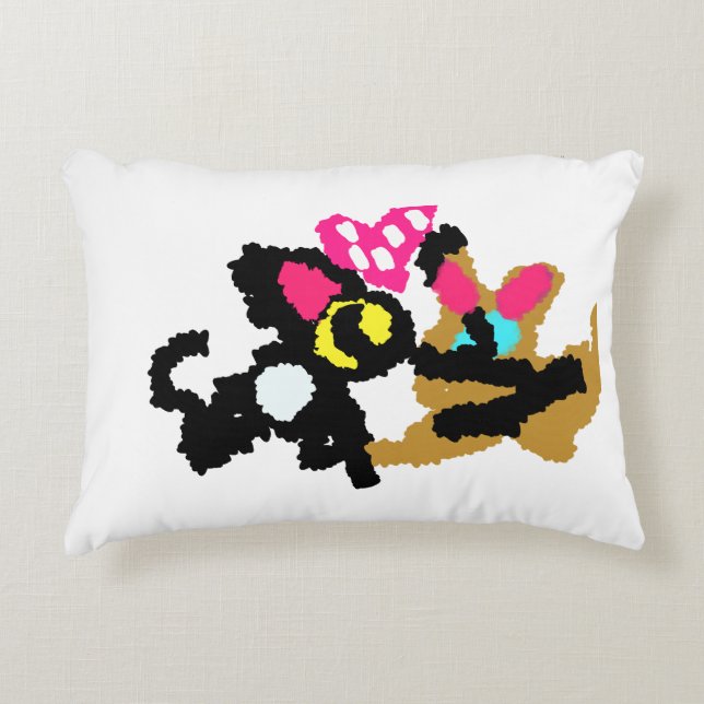 Almofada Decorativa Namorados de Kittens (Frente)