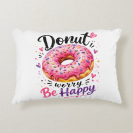Almofada Decorativa Não se Preocupe Seja Feliz