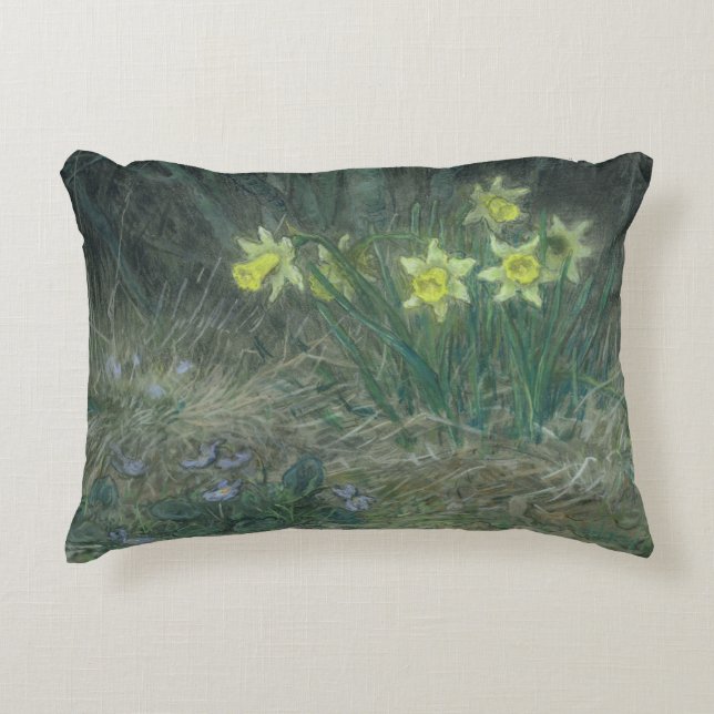 Almofada Decorativa Narciso e violetas, c.1867 (Frente)