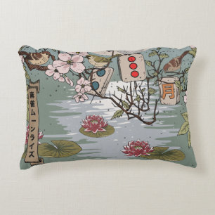 Almofada Decorativa Nascer da Lua Mahjong