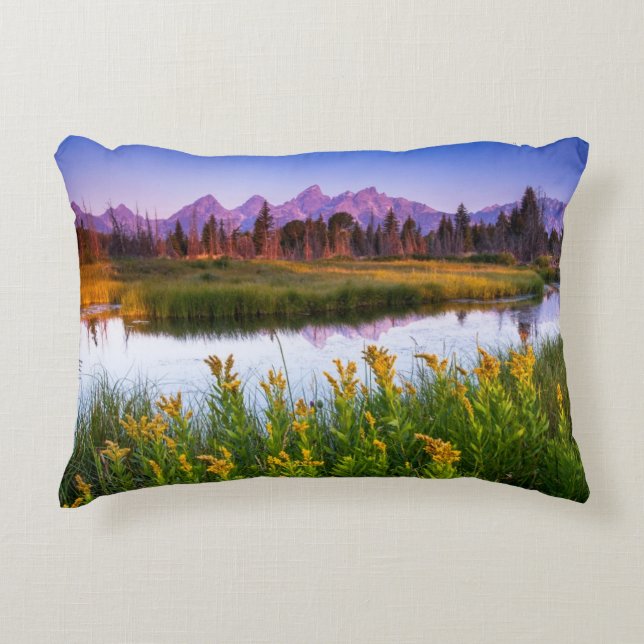 Almofada Decorativa Nascer do sol de Teton (Frente)