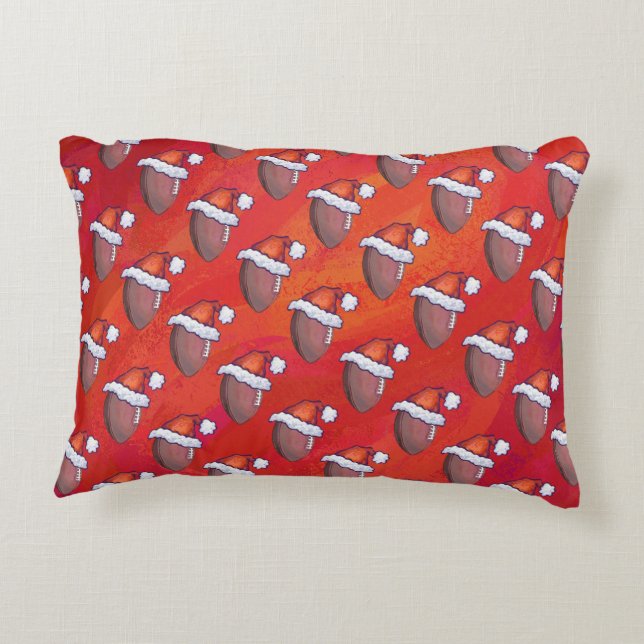 Almofada Decorativa Natal de futebol (Verso)