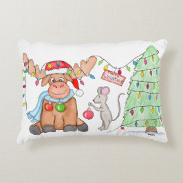 Almofada Decorativa Natal - Feliz Natal-Alce!