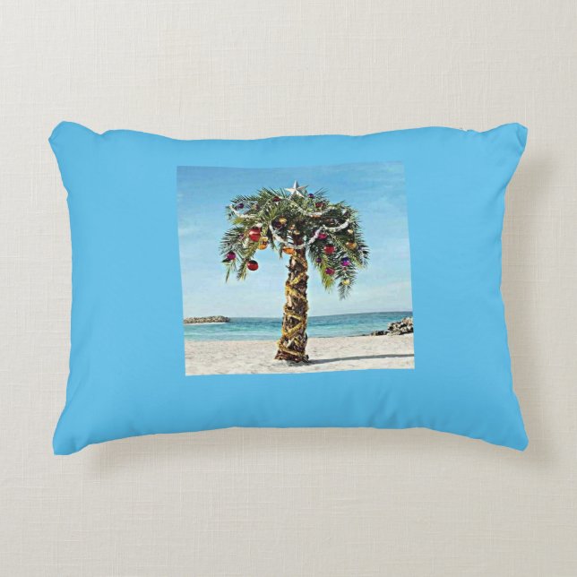 ALMOFADA DECORATIVA "NATAL NA PRAIA* (Frente)
