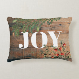 Almofada Decorativa Natal - Rústico Mão-de-Obra