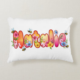Almofada Decorativa Natalie - Travesseiro de Abelha Personalizado