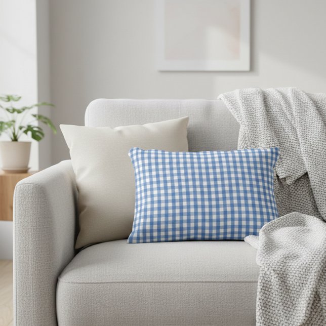 Almofada Decorativa Nautical checkered cushion, Marine-themed cushion (Criador carregado)