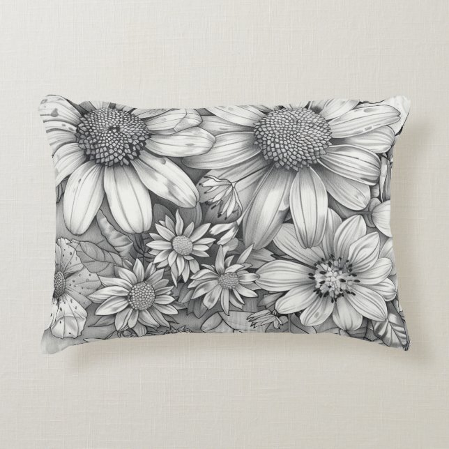 Almofada Decorativa "Negrito Mínimo - Cotação Motivacional Preta e Bra (Frente)