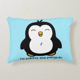 Almofada Decorativa Nenhum picar o pinguim