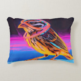 Almofada Decorativa Neon Sparrow com Acentos Brilhantes