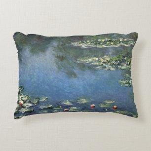 Almofada Decorativa Ninféias de Claude Monet, Flores Vintage