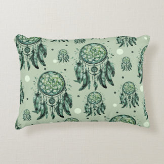 Almofada Decorativa Nó celtas capturador de sonhos verde