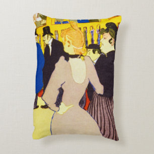 Almofada Decorativa No Clube Noturno por Toulouse Lautrec, Arte Antiga