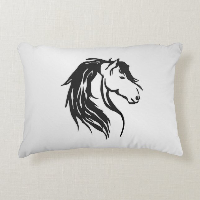 Almofada Decorativa Noble Horse Head (Frente)