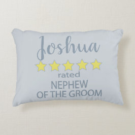 Almofada Decorativa Noiva e Corte de Honra 5 Estrelas Sobrinho do Noiv