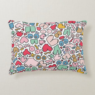 Almofada Decorativa Nome de porta copos de pedra colorida do padrão ma