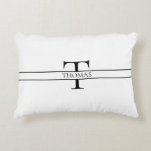 Nome Personalizado Personalizado Elegante Monogram