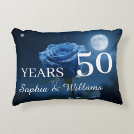 Almofada Decorativa Nomes personalizados e anos especiais Rosa azul ro