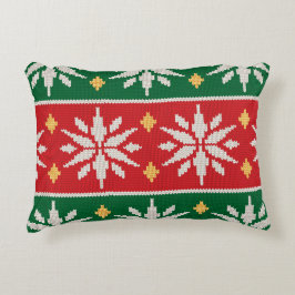 Almofada Decorativa Nordic Noel Tricô