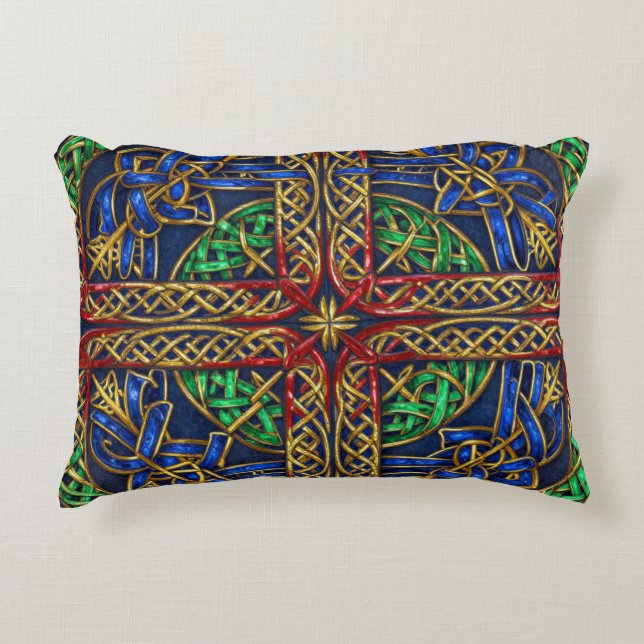 Almofada Decorativa Nós Celta Medievais Antigos (Frente)