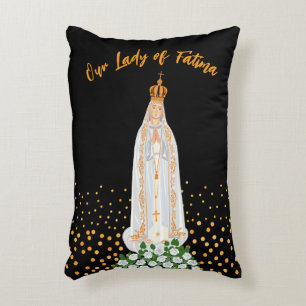 Almofada Decorativa Nossa Senhora da Procissão Fátima de Velas