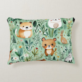 Almofada Decorativa Núcleo de algodão, zona verde, paisagem rural