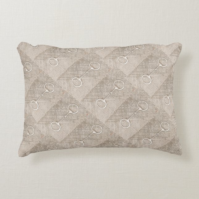 Almofada Decorativa Núcleos de Decoração de Barn Equestre (Frente)