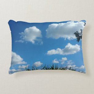 Almofada Decorativa Nuvens bonito No Céu Azul