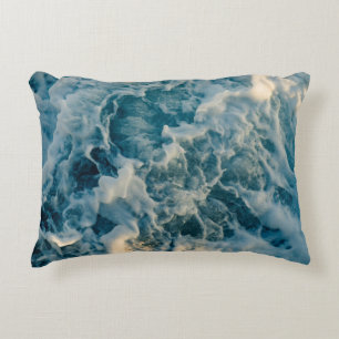 ALMOFADA DECORATIVA NUVENS BRANCAS NO CÉU AZUL