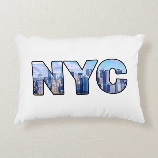 ALMOFADA DECORATIVA NYC (Frente)