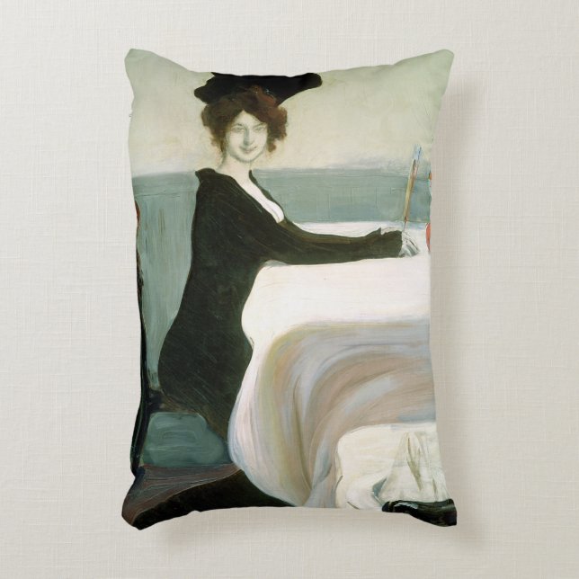 Almofada Decorativa O almoço (Frente(Vertical))