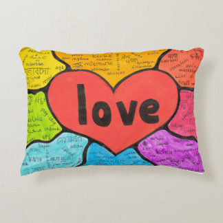 Almofada Decorativa O amor é a nossa língua