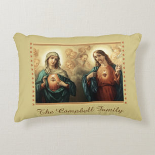 Almofada Decorativa O coração imaculado sagrado Mary de Jesus