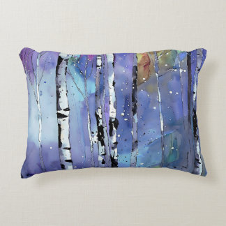 Almofada Decorativa O inverno no Birch Woods