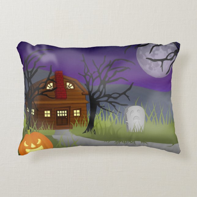 Almofada Decorativa O Nevoeiro de Halloween- (Frente)