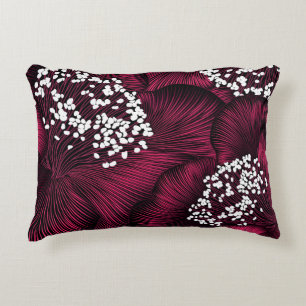 Almofada Decorativa O padrão floral desenhado à mão com flores de c