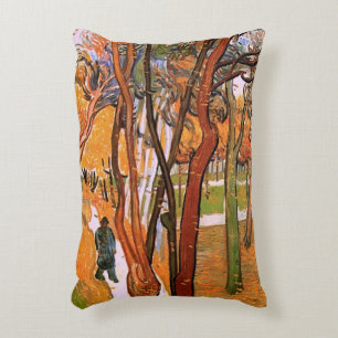 Almofada Decorativa O Passeio: Folhas Caídas de Vincent van Gogh