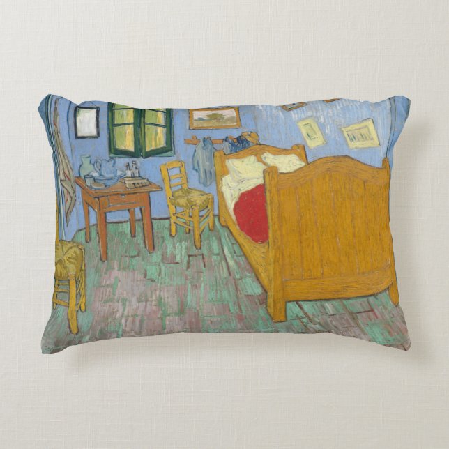 Almofada Decorativa O quarto por Vincent van Gogh (Frente)