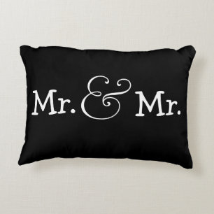 Almofada Decorativa O Sr. e o Sr. Dois Gay de Casamento do Groom.