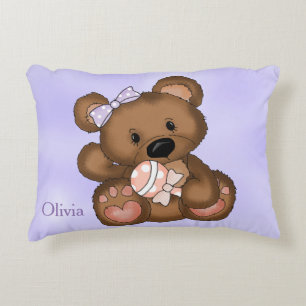 Almofada Decorativa O Travesseiro personalizado do urso de pelúcia do