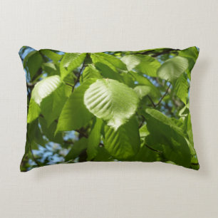 Almofada Decorativa O vidoeiro do primavera sae da árvore verde