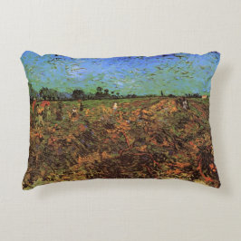 Almofada Decorativa O Vinhedo Verde por Vincent van Gogh