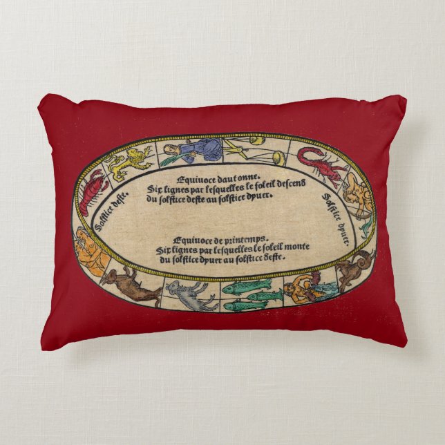 Almofada Decorativa O zodíaco, 1496 (Frente)