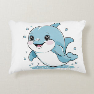 Almofada Decorativa Ocean Friends Cute Sea Creatures Dolphin